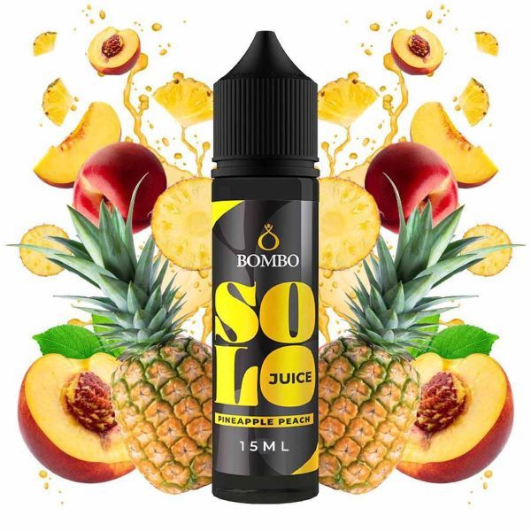 pineapple_peach-solo Pineapple Peach 15/60ml - Bombo Solo - Image 1